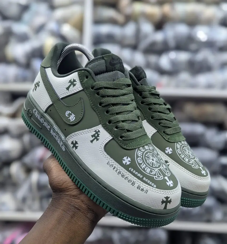 Nike Airforce 1 Chrome Heart 